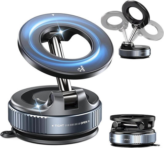Vacuum Magnetic Suction Phone Holder